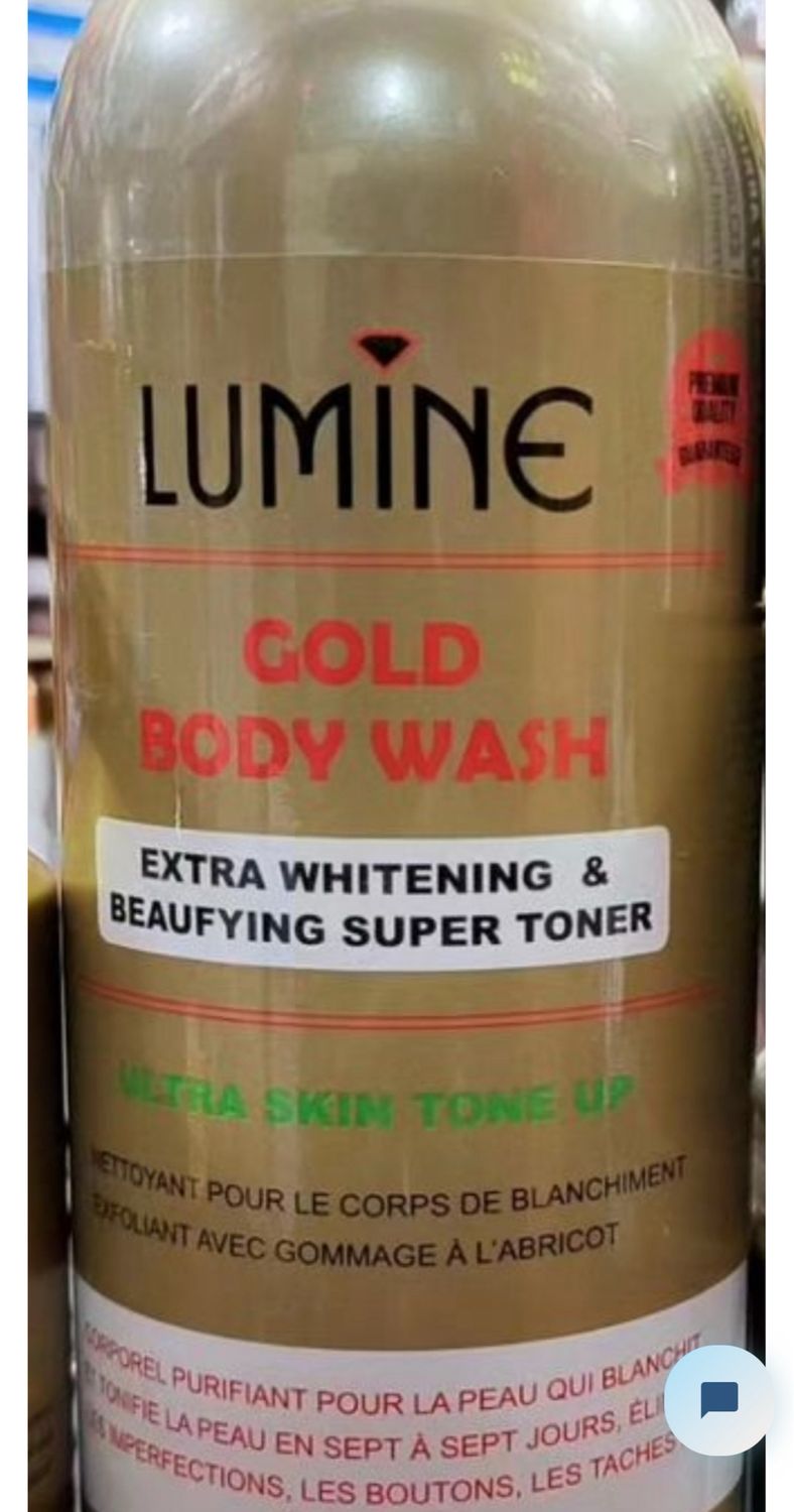 Lumine Gold Body Wash Extra Whitening Beautifying Shower gel