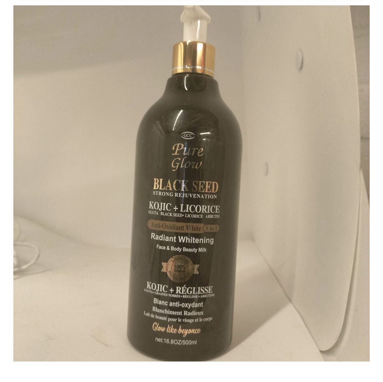 Pure Glow Black Seed Kojic and Licorice Whitening Lotion