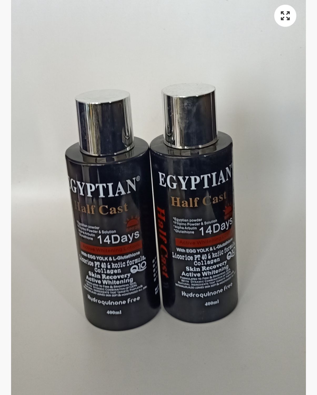 Egyptian halfcast 14day lotion  ( ONE BOTTLE