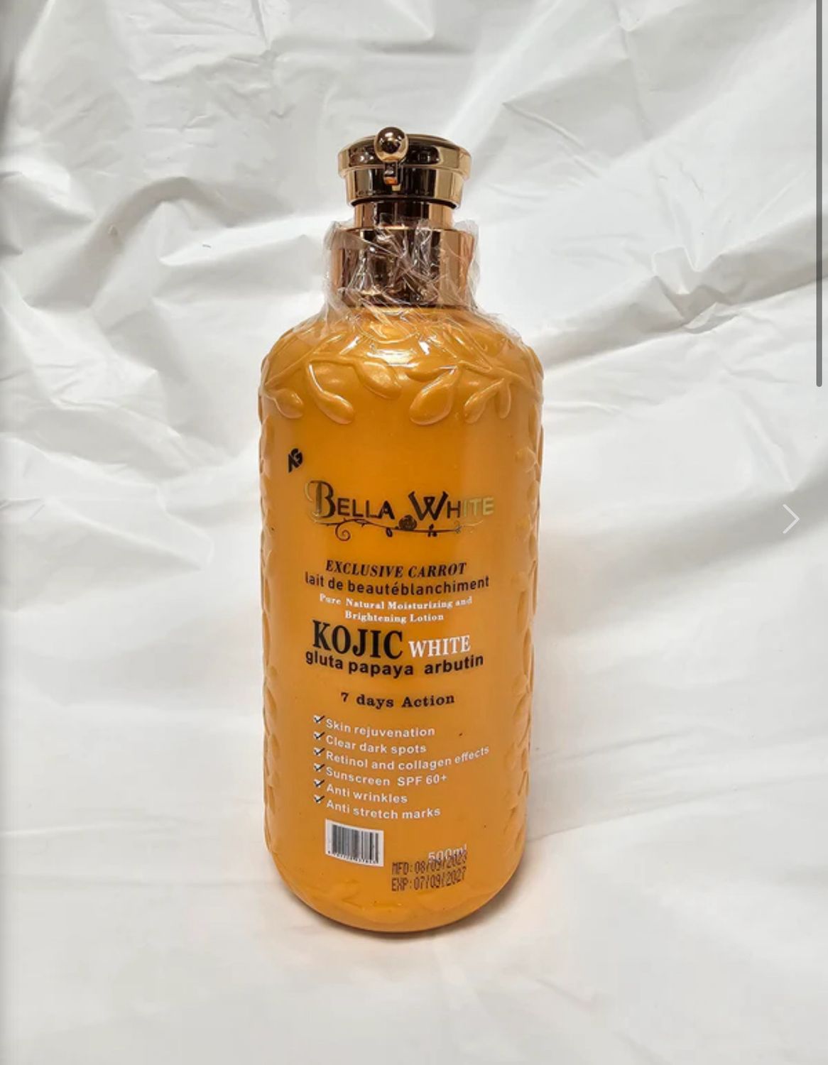Bella white kojic white Body milk 500ml