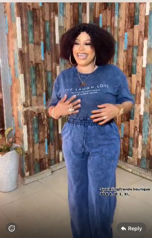 Blue Top And Pants