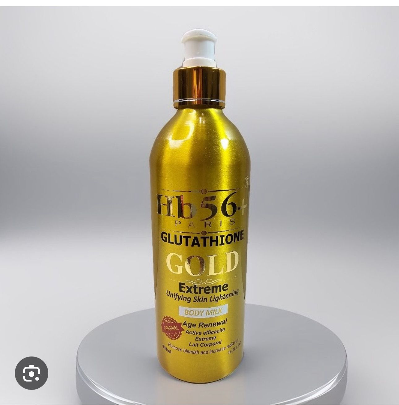 Hb56+Paris Glutathione Gold Extreme Body Milk