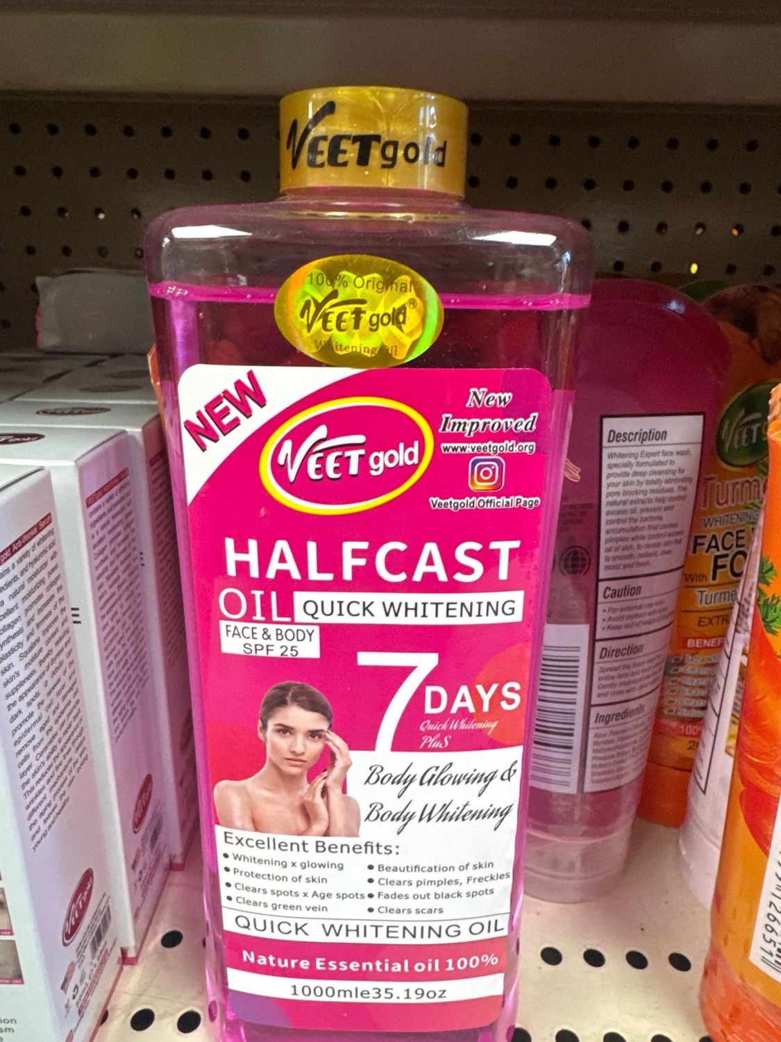 VEETGOLD HALF CAST Oil