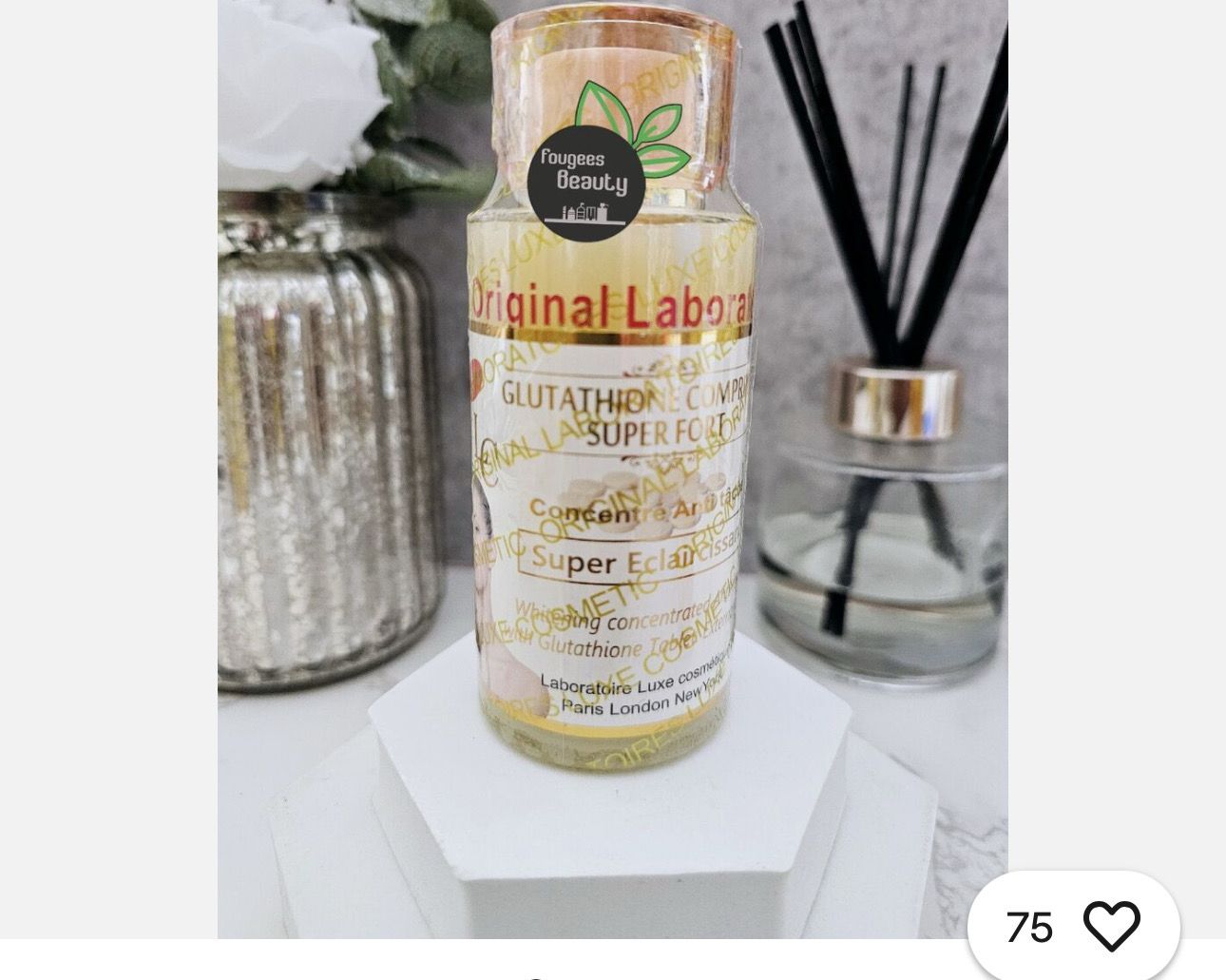 Glutathione Comprime Super Fort Strong Whitening Eclaircissant Serum ORIGINAL