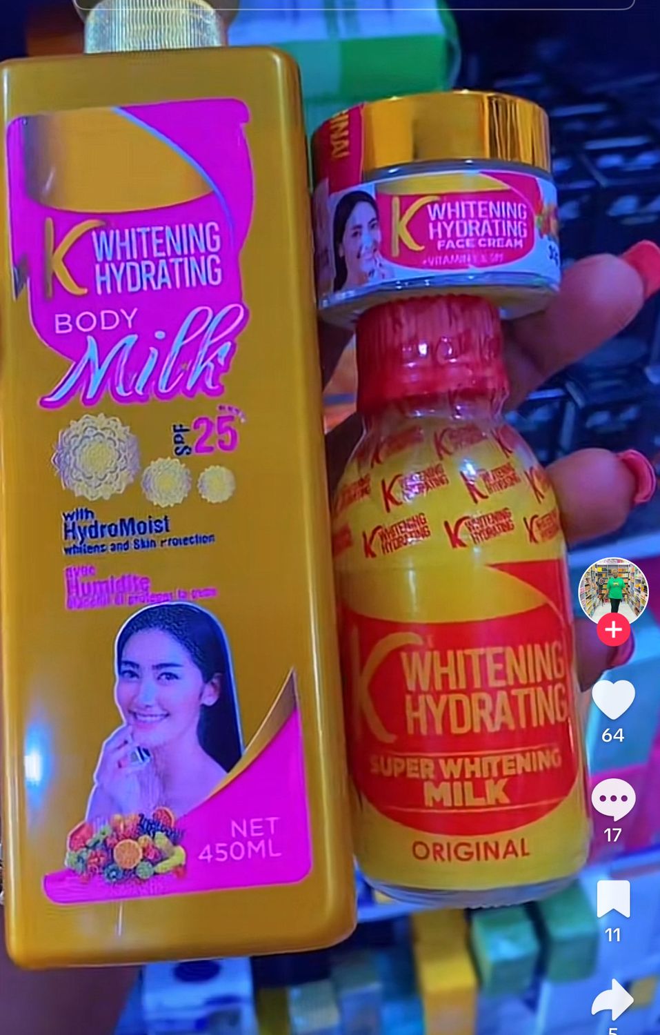 K-Hydrating Body Cream,serum,face Cream With Spf 25