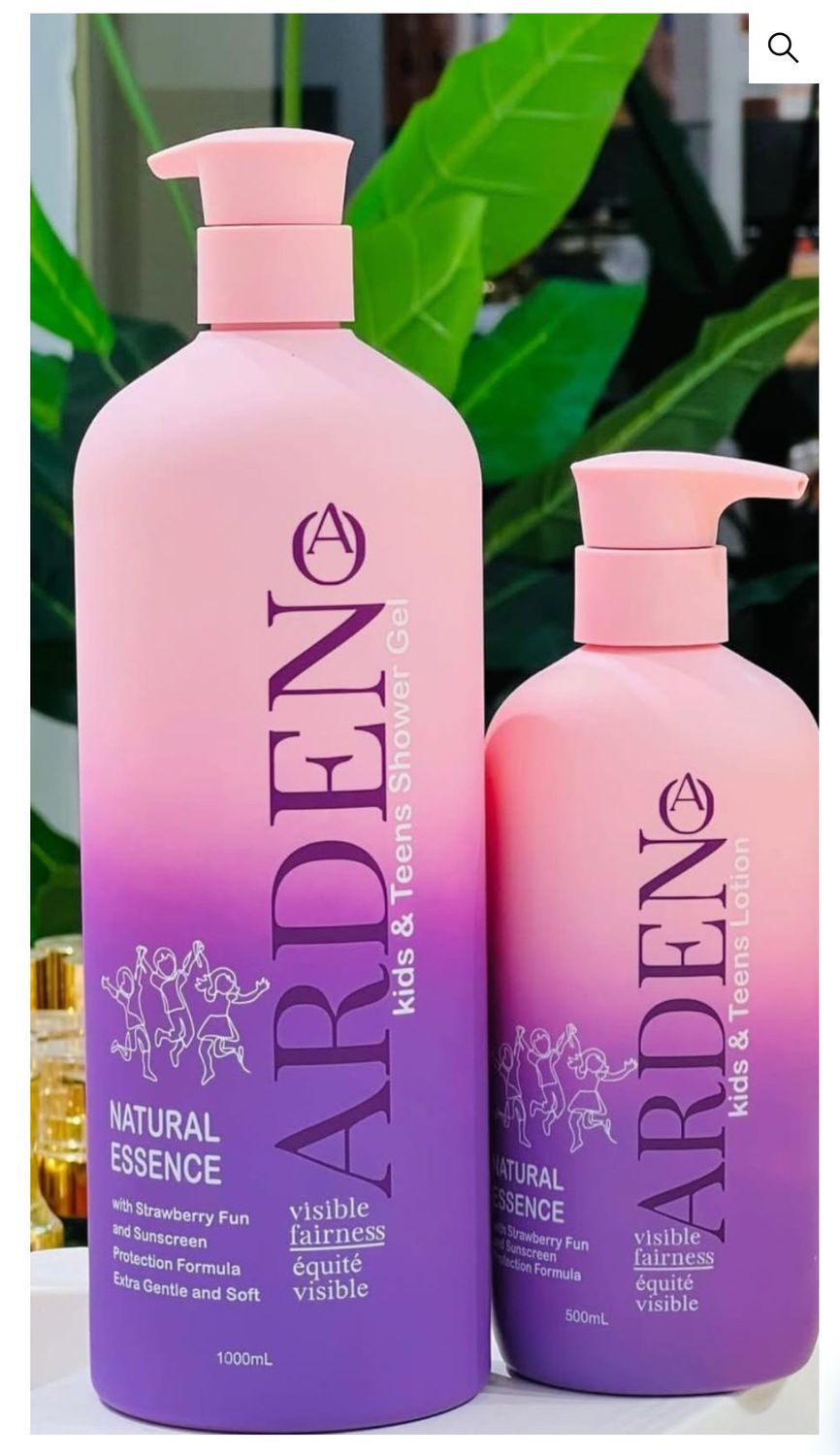 Arden Kids and Teens Visible Fairness Lotion and Body Wash