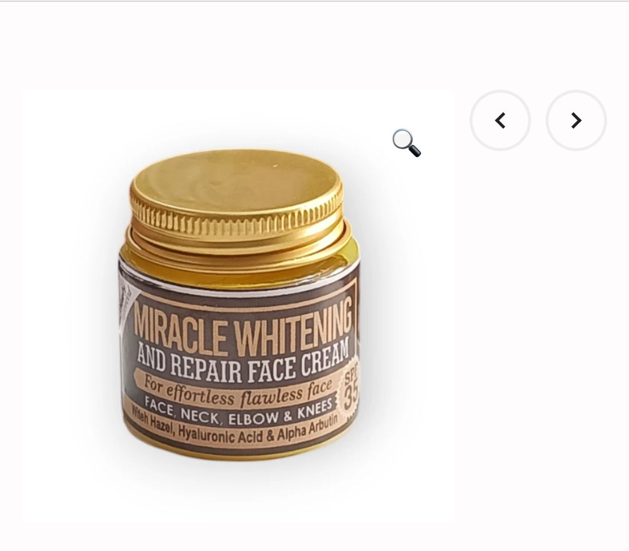 MIRACLE WHITENING AND REPAIR FACE CREAM 2PCS