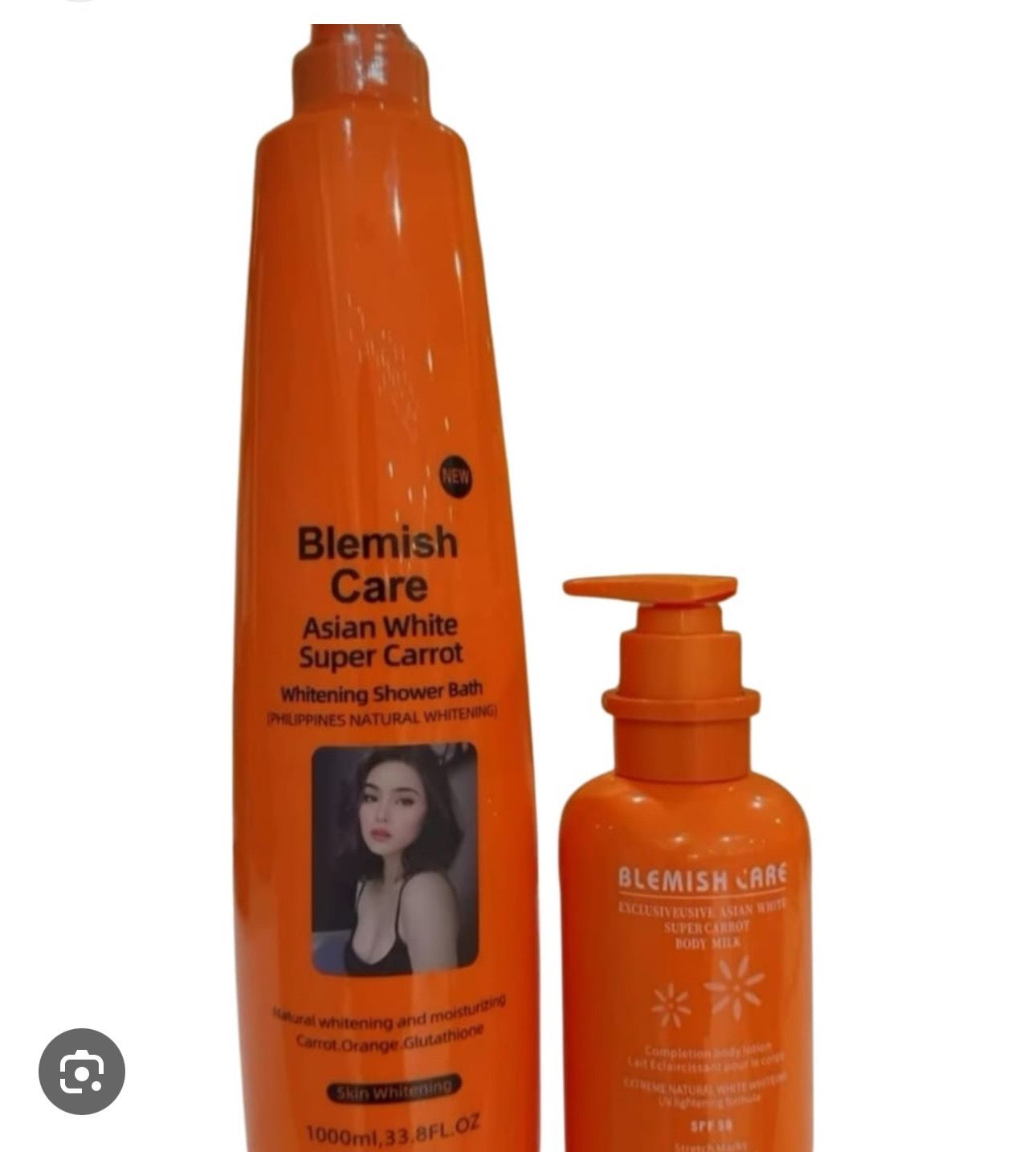 Blemish Care Asian White Carrot Lotion And Body Wash