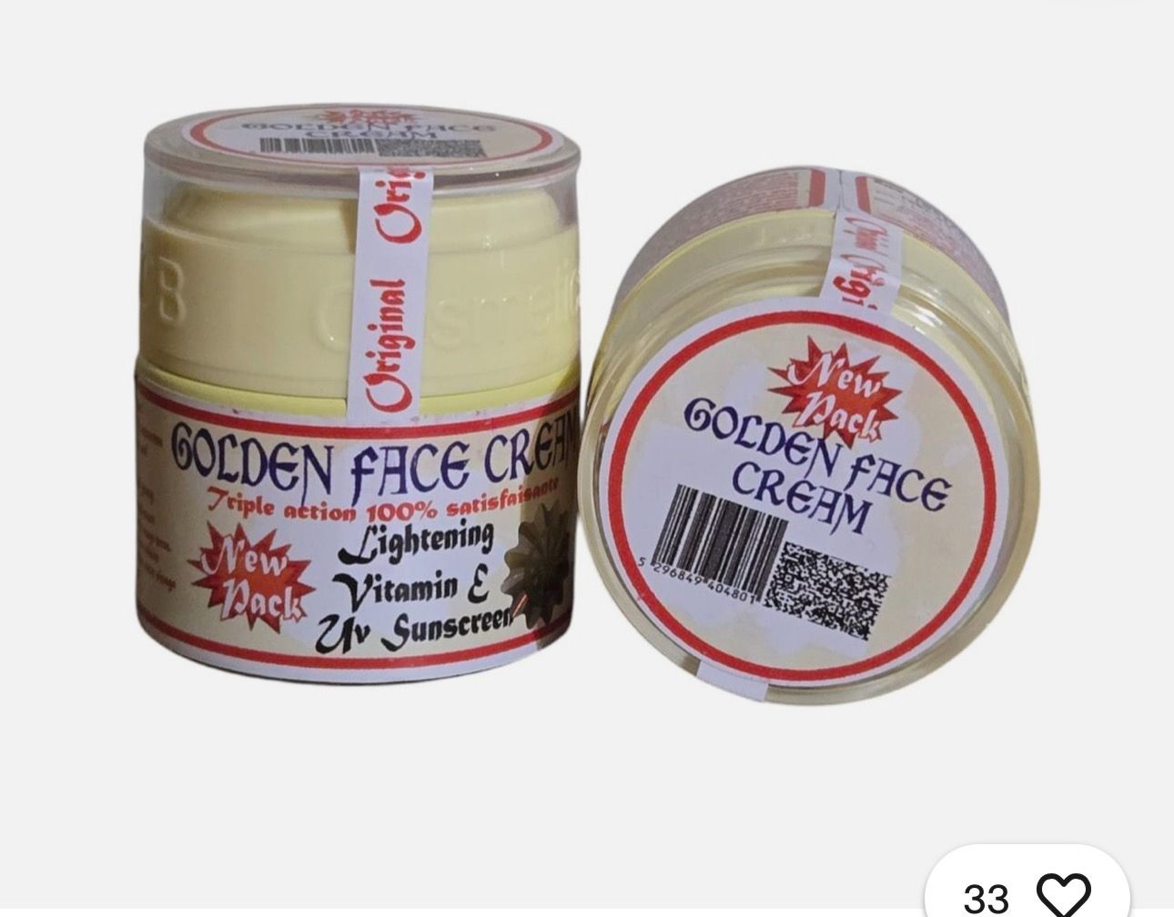 Golden face Cream 1pcs