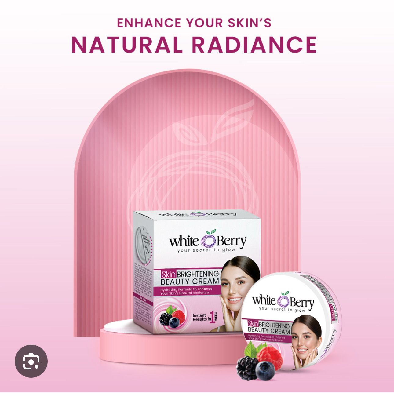 White O Berry Brighten Face Cream