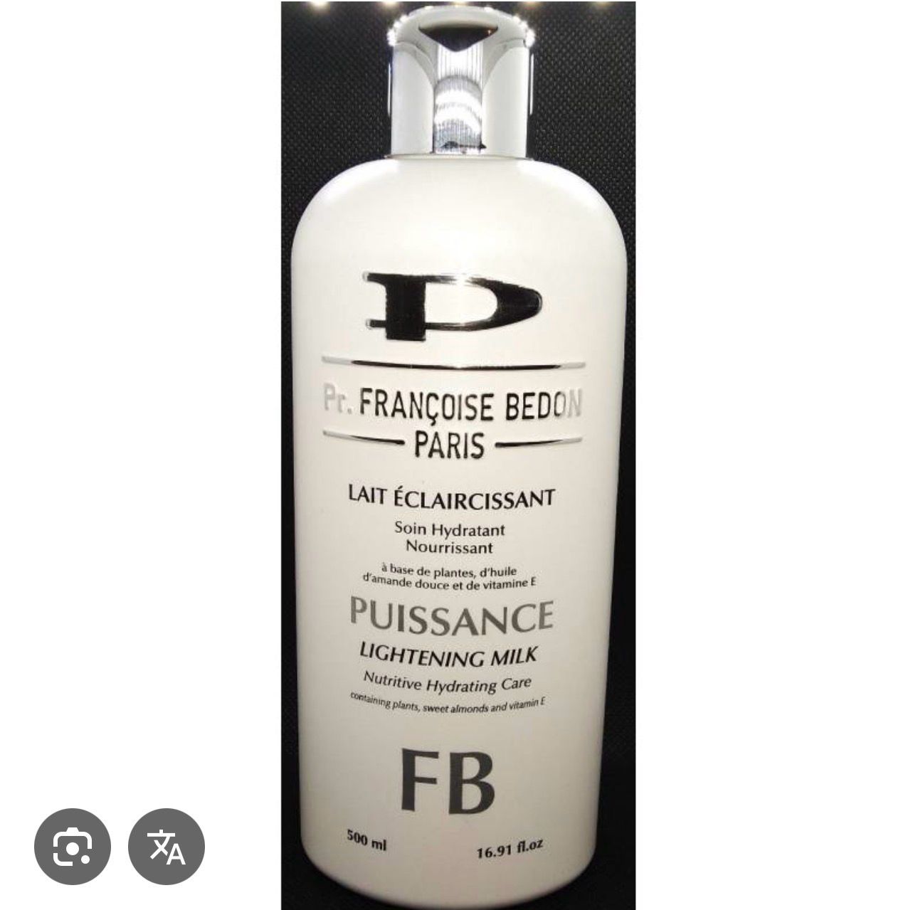 Pr. Françoise Bedon – Lait Éclaircissant Royal Luxe 500 ml