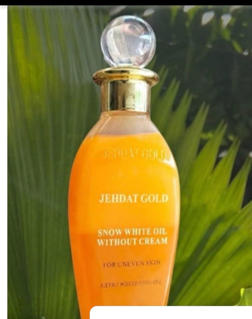 Jehdat Gold Snow White Oil Without Cream