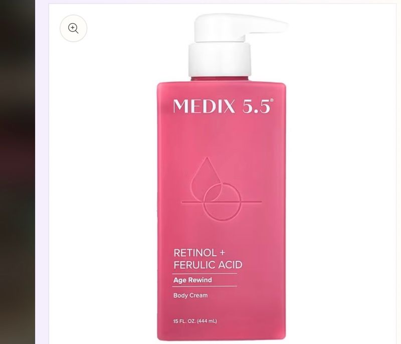 MEDIX 5.5 BODY CREAM RETINOL + FERULIC ACID 15 FL OZ (444 ML)