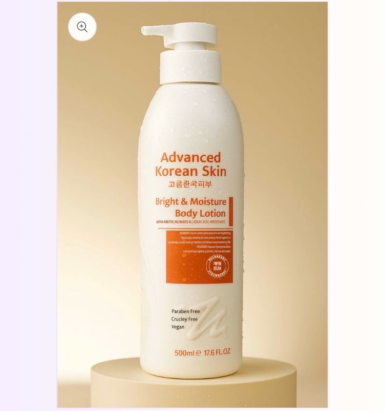 ADVANCED KOREAN BRIGHT &amp; MOISTURE BODY LOTION 500ML