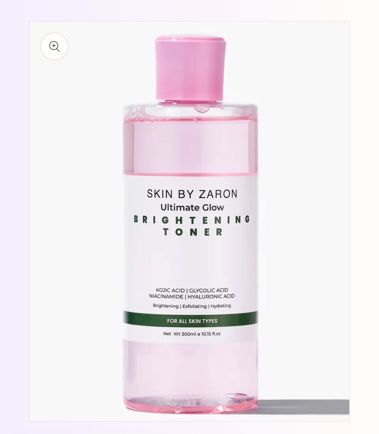 SKIN BY ZARON BRIGHTENING FACE TONER