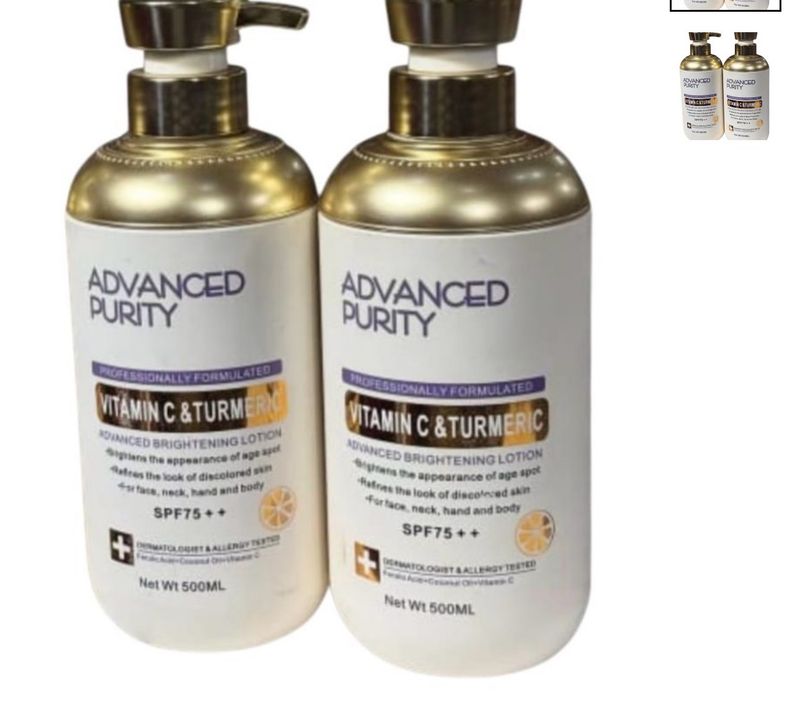 ADVANCED PURITY VITAMIN C AND TUMERIC BRIGHTENING 1Pcs