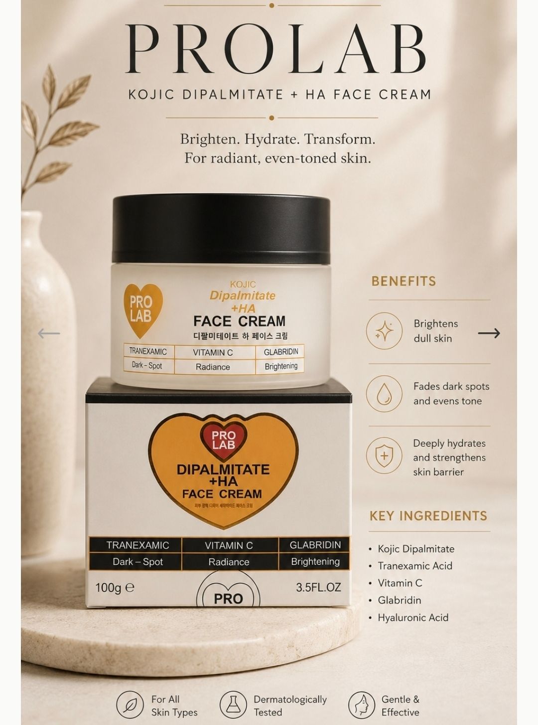 Pro Lab Dipalmitate +HA Face