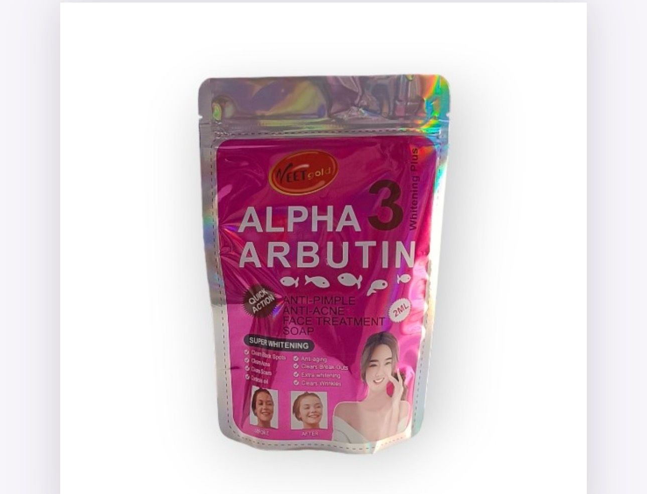 / VEETGOLD ALPHA ARBUTIN FACE SOAP