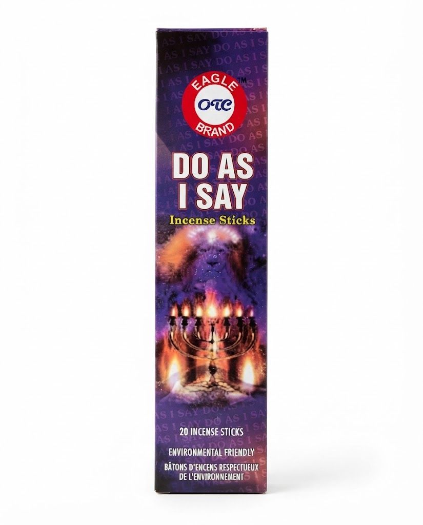 DO AS I SAY INCENSE 20 STICKS