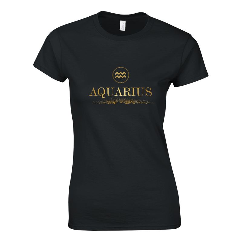 Aquarius Glitter Design Classic T-Shirt