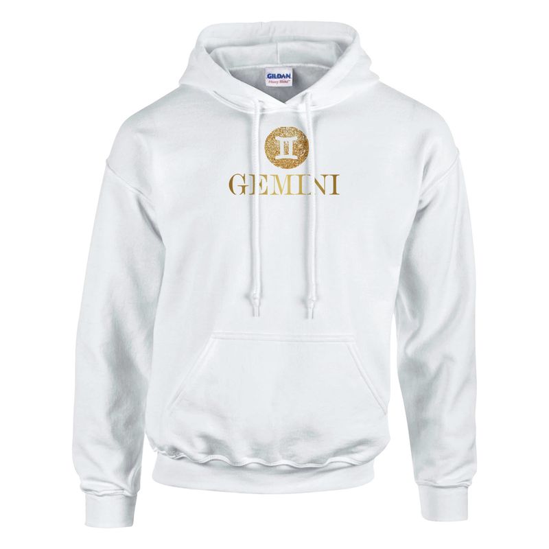 Gemini Gold Design Classic Pull Over Hoodie