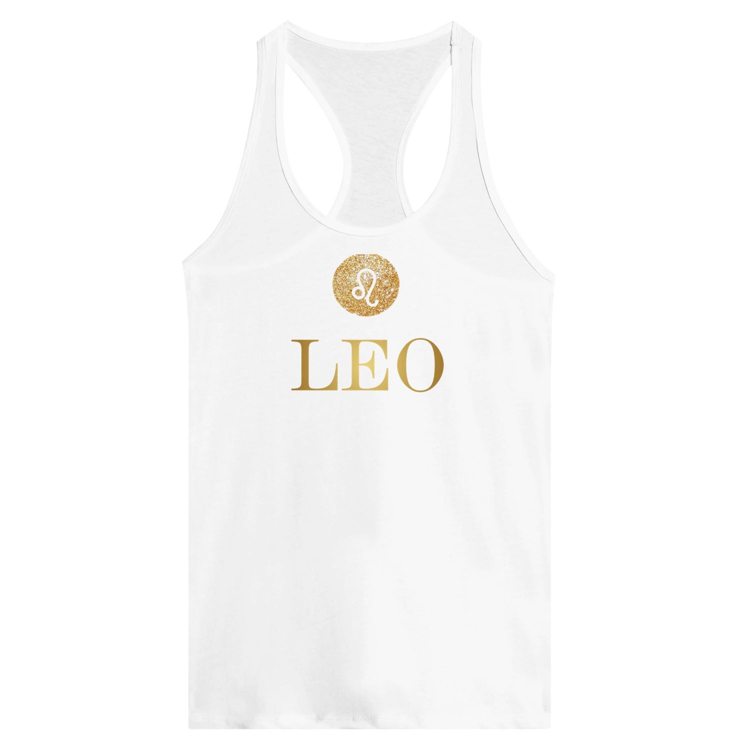 Leo Gold Design Racerback Tank Top