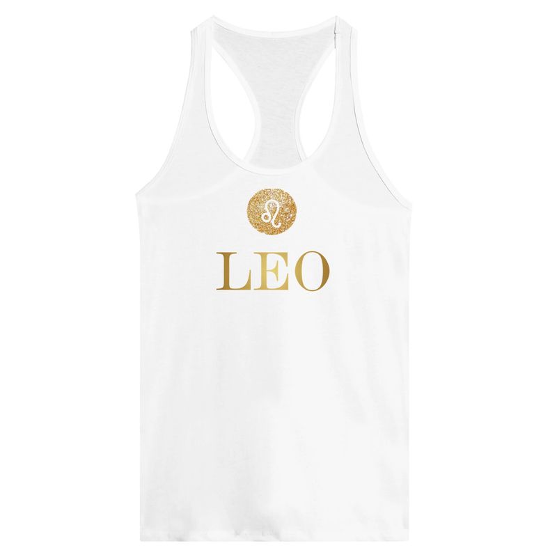 Leo Gold Design Racerback Tank Top