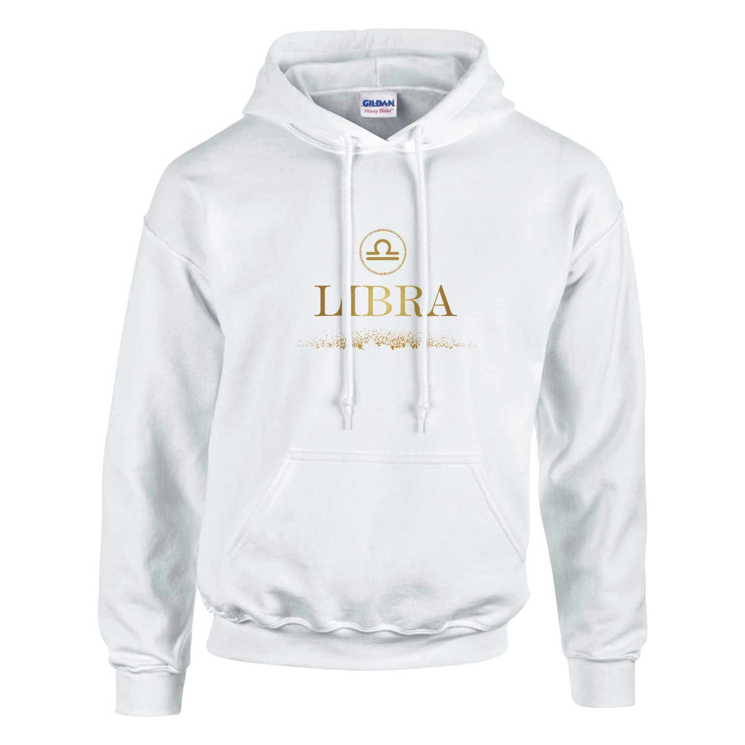 Libra Glitter Design Classic Pull Over Hoodie