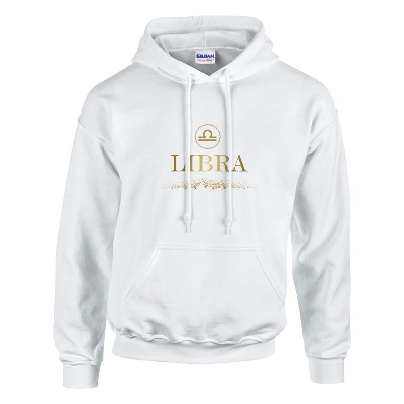 Libra Glitter Design Classic Pull Over Hoodie