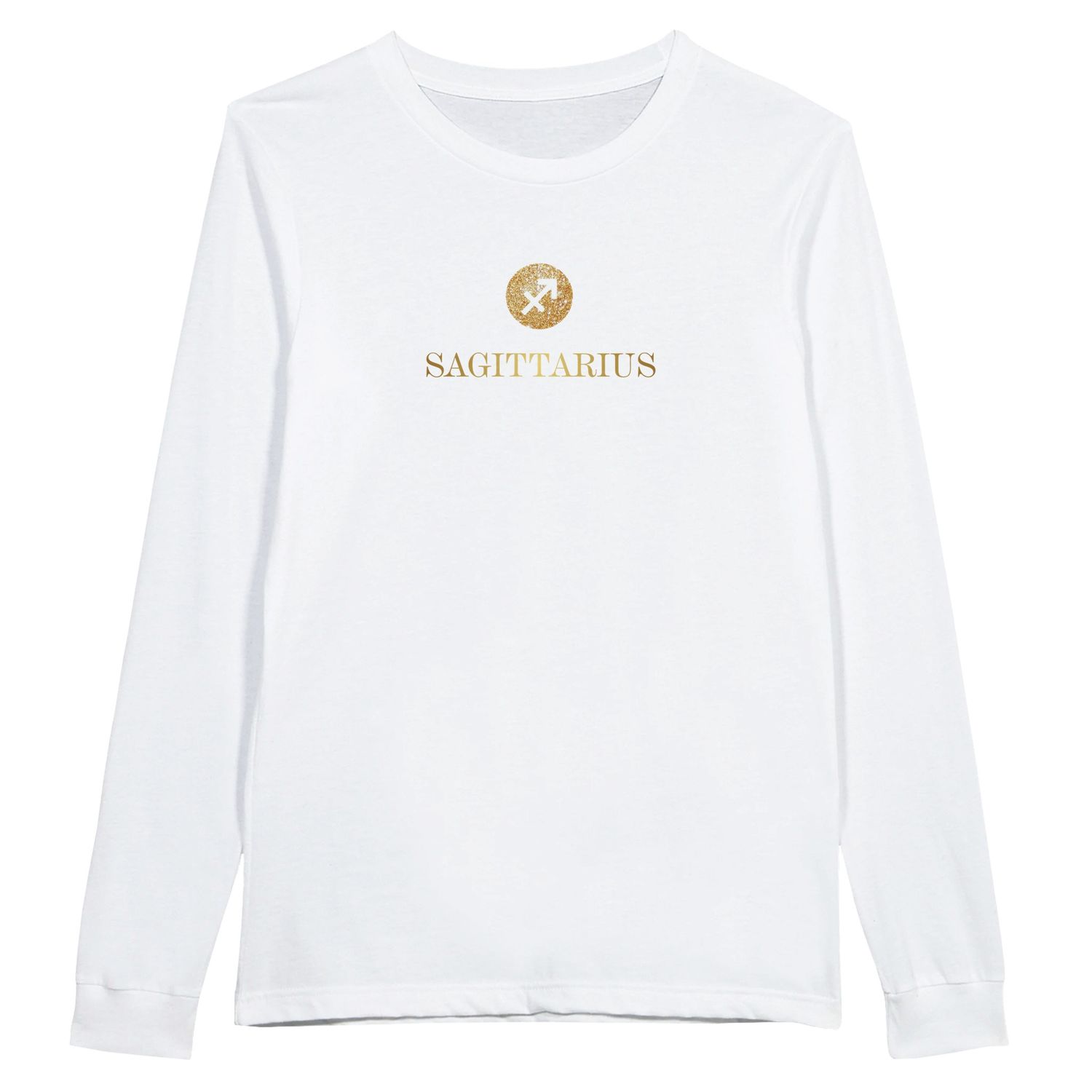 Sagittarius Gold Design Classic Long Sleeve Shirts