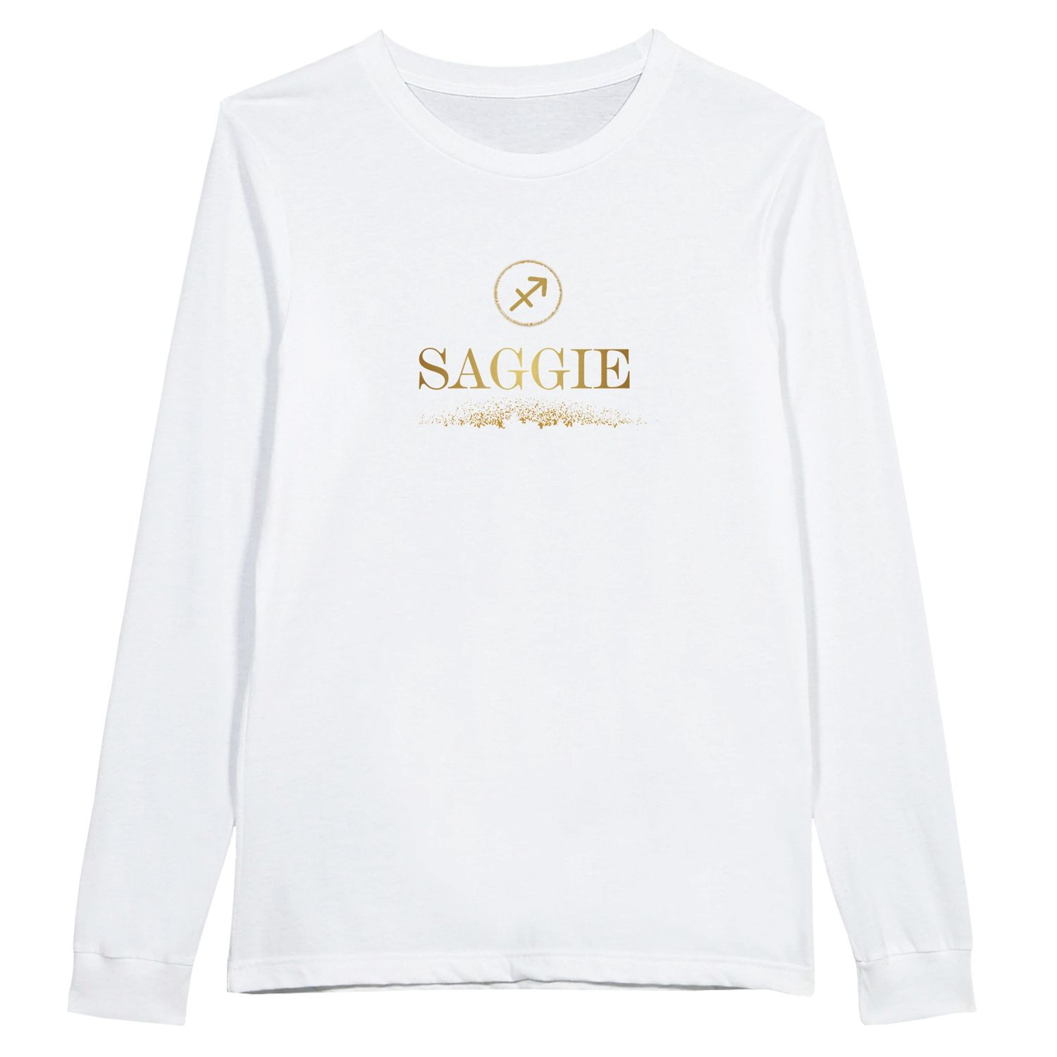 Saggie Glitter Design Classic Long Sleeve Shirts