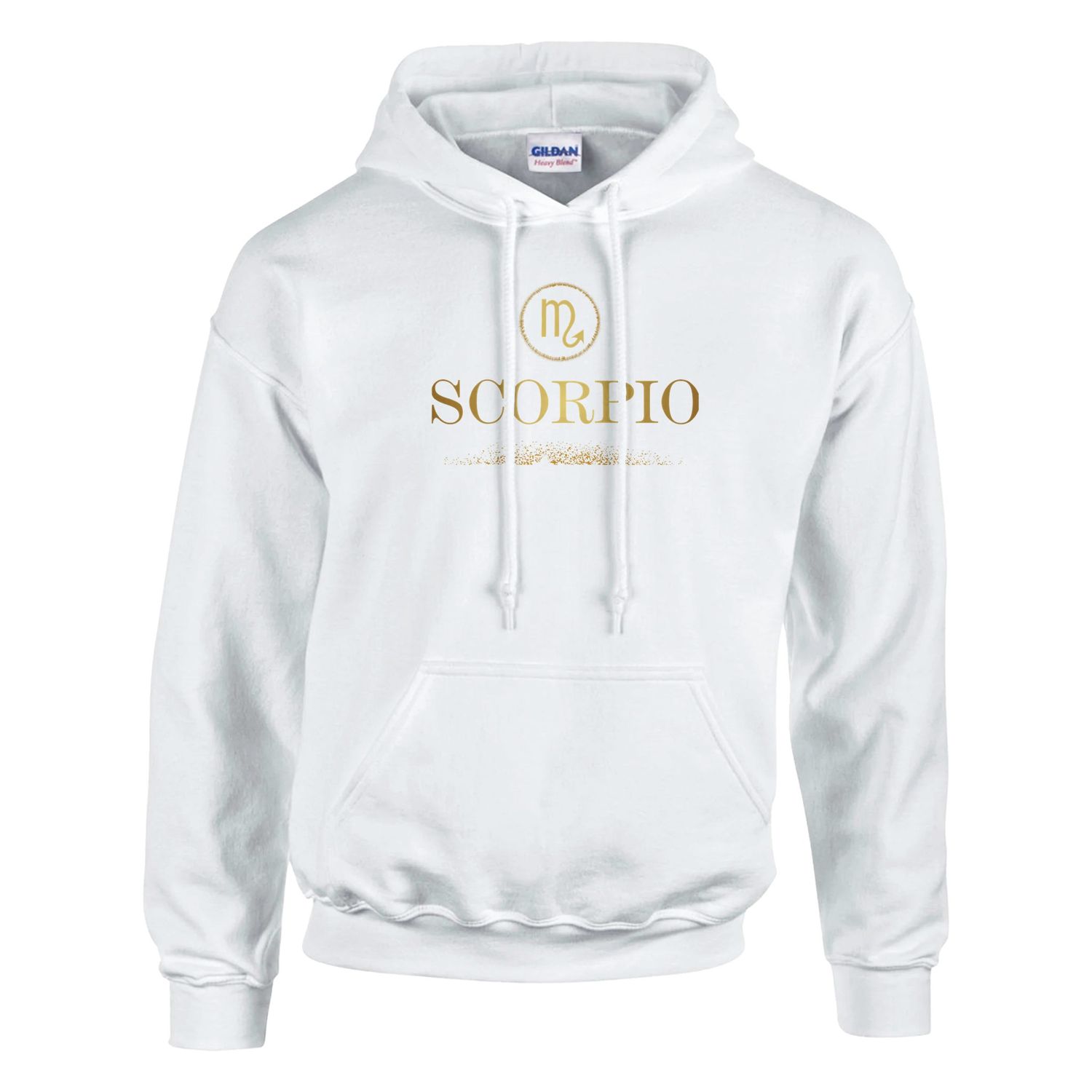 Scorpio Glitter Design Classic Pull Over Hoodie
