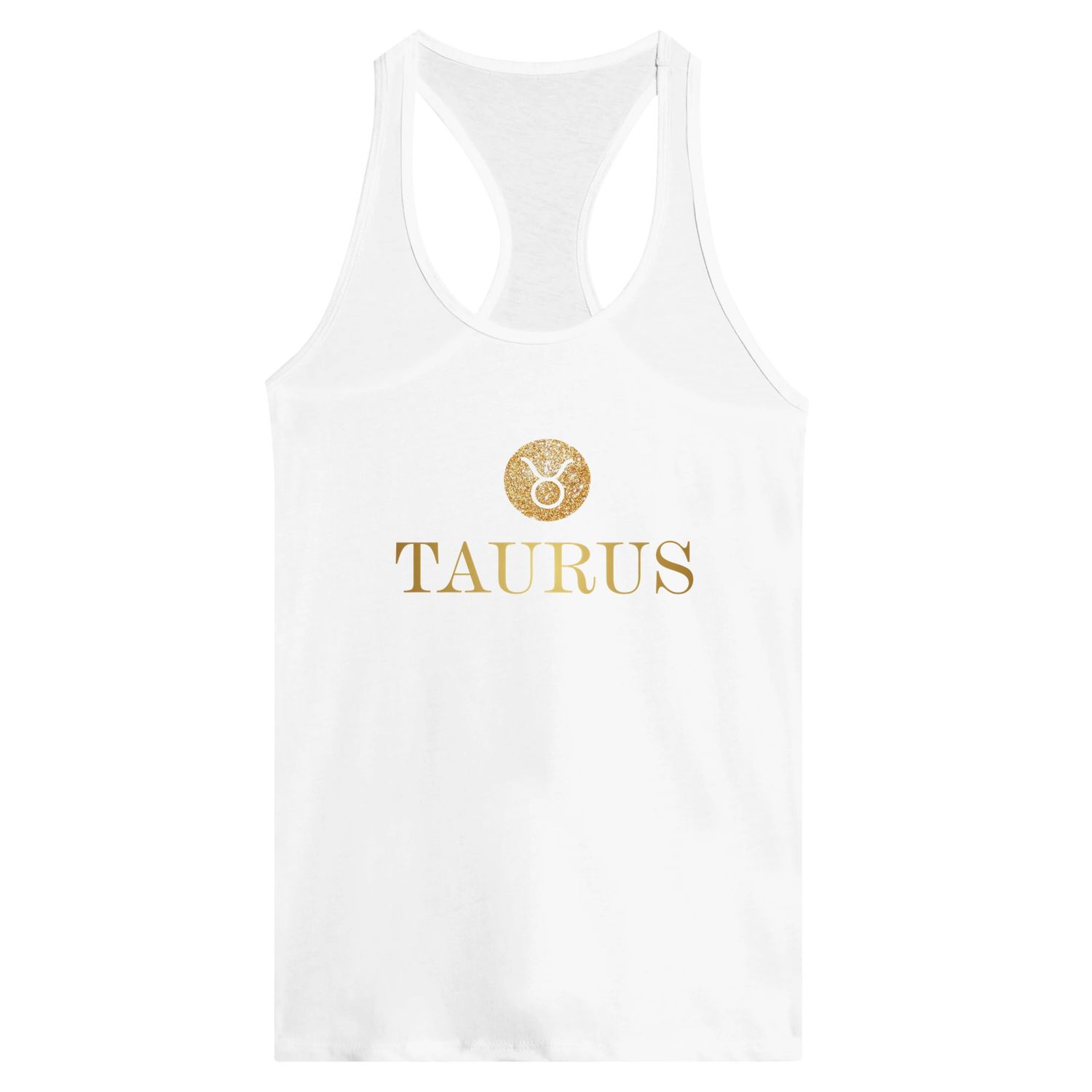 Taurus Gold Design Racerback Tank Top