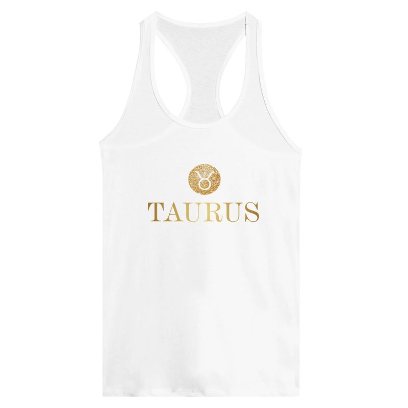 Taurus Gold Design Racerback Tank Top