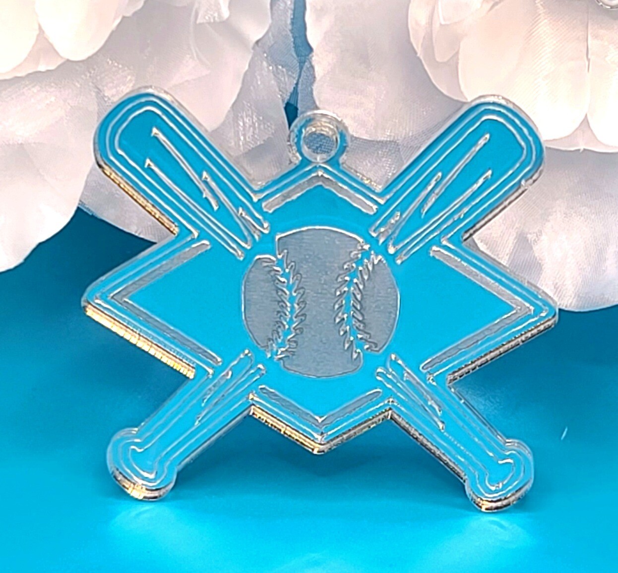 Baseball &amp; crossed bats