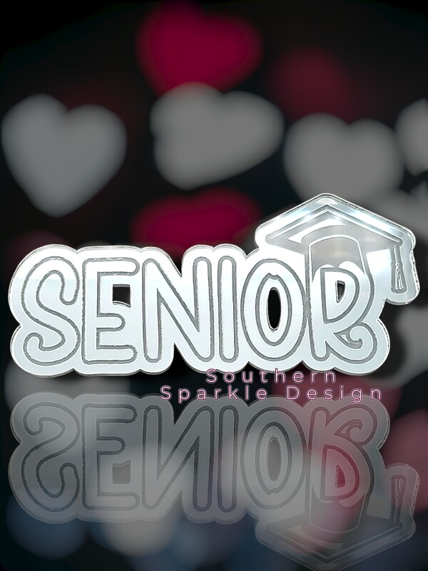 4&quot; Senior with Grad hat