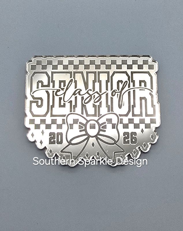 senior 26 checkered bow