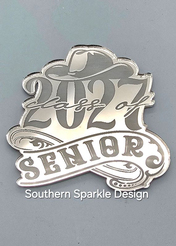 27 senior with hat