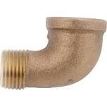 Anderson Metals 738116-06 Brass Street Ell, 3/8&quot;