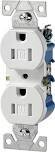 Eaton TR270W White Duplex Tamper-Resistant Receptacle
