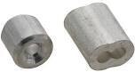 National N830-351 Aluminum Cable Ferrule/Stop, 3/32&quot; 2Pk