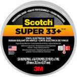 3M 06132 Super 33+ Vinyl Electrical Tape, 3/4&quot;X66Ft