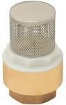 LASCO 06-5134 Brass Foot Valve w/Strainer, 1&quot;