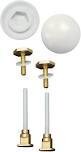 Keeney K835-171 EZ Install White Toilet Bolts &amp; Caps