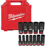 12PC Impact Duty™ 1/2&quot; Drive SAE Deep 6 Point Socket Set