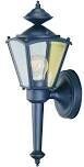 Black Wall Mount Carriage House Porch Light