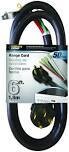 PowerZone ORR628206 Black Range Cord, 6/2&amp;8/2 X 6Ft