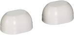 PlumbPak PP835-31 Oval Plastic White Toilet Bolt Caps