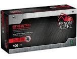 MedLine Venom Steel VEN6143N Large Industrial Black Nitrile Gloves, 100Bx