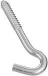 National N220-830 HD Screw Hook, 3/8&quot;X4-1/2&quot; Zinc, 290Lb WLL
